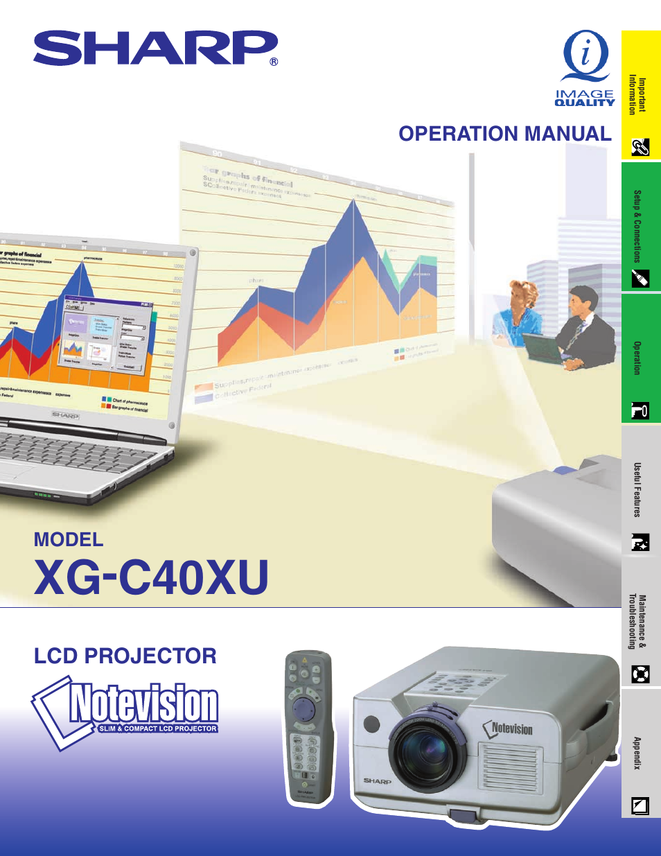 Sharp XG-C40XU User Manual | 63 pages