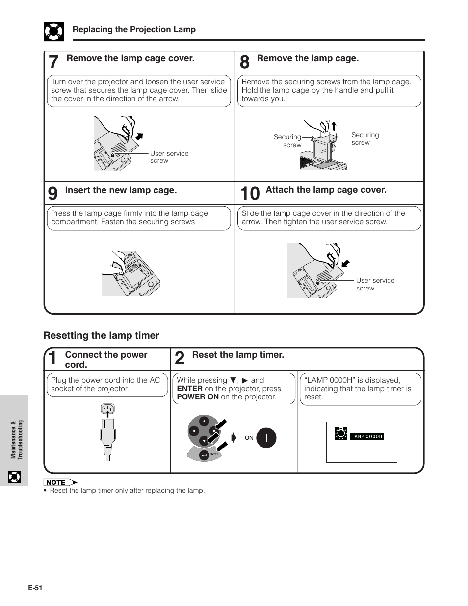 Sharp XG-C40XU User Manual | Page 52 / 63