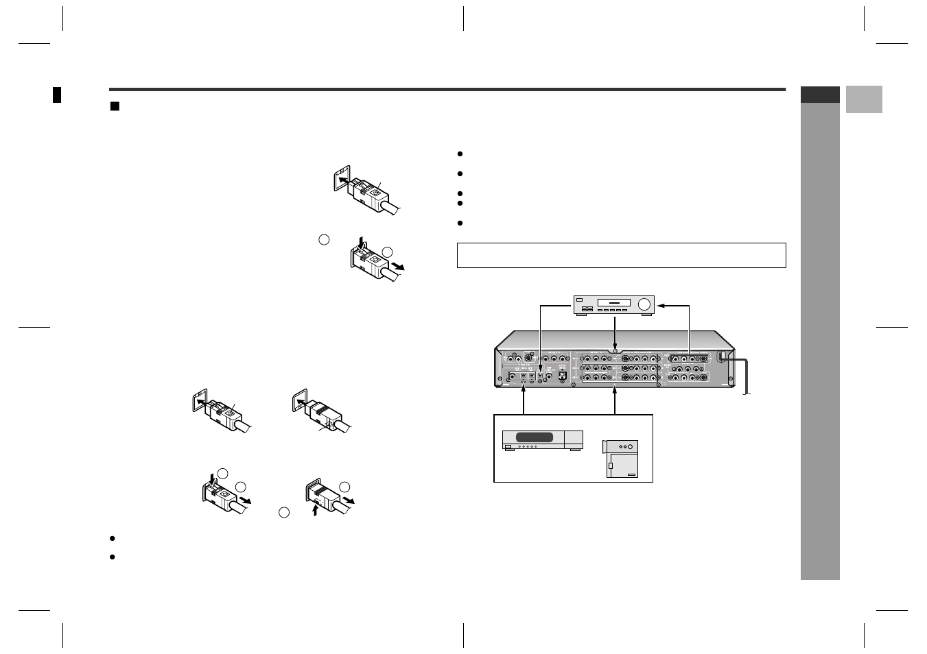 Connections 1 | Sharp SD-HX600 User Manual | Page 19 / 78