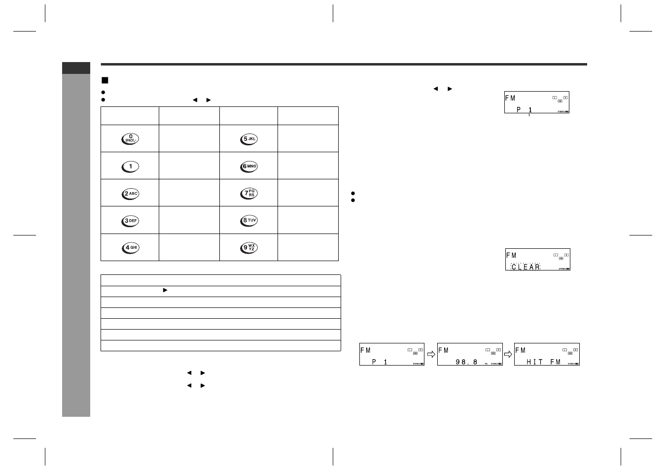 Ra dio opera tion, How to enter characters, E-39 | Sharp SD-HX600 User Manual | Page 44 / 78