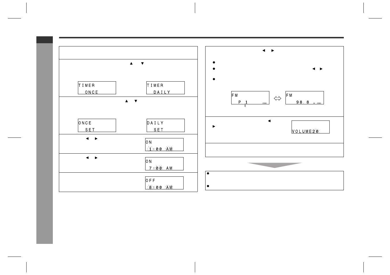 Ad v a nced f e atures, Setting the timer (continued) | Sharp SD-HX600 User Manual | Page 58 / 78