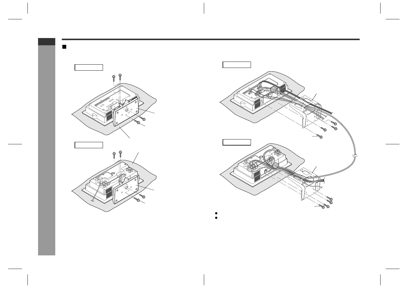 Mounting the unit on the wall, Ad v a nced f e atures | Sharp SD-HX600 User Manual | Page 64 / 78