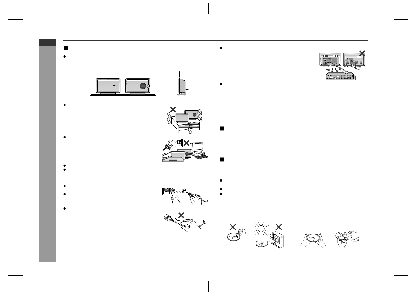 Precautions, Ge n e ral in fo rmatio n, General | Volume control, Care of dvd/sacd/cd discs | Sharp SD-HX600 User Manual | Page 8 / 78