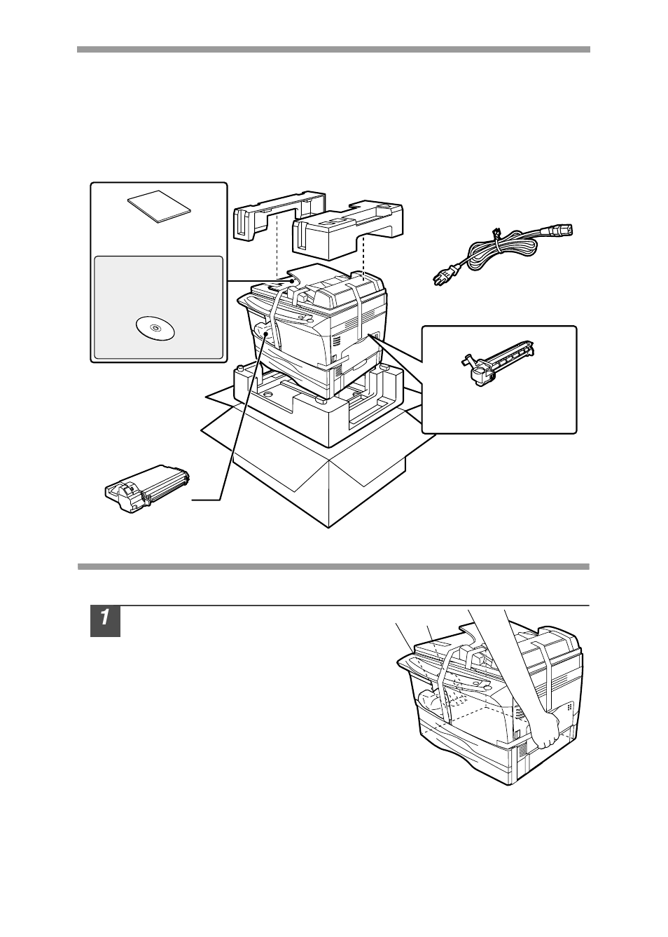 8checking packed components and accessories, Preparing the unit for installation | Sharp AL-1456 User Manual | Page 10 / 88