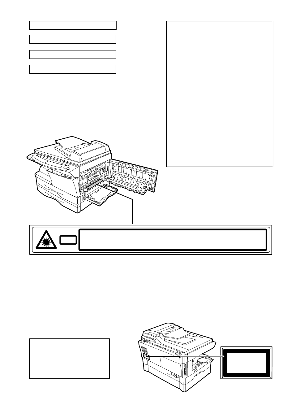 Laserstrahl | Sharp AL-1456 User Manual | Page 2 / 88