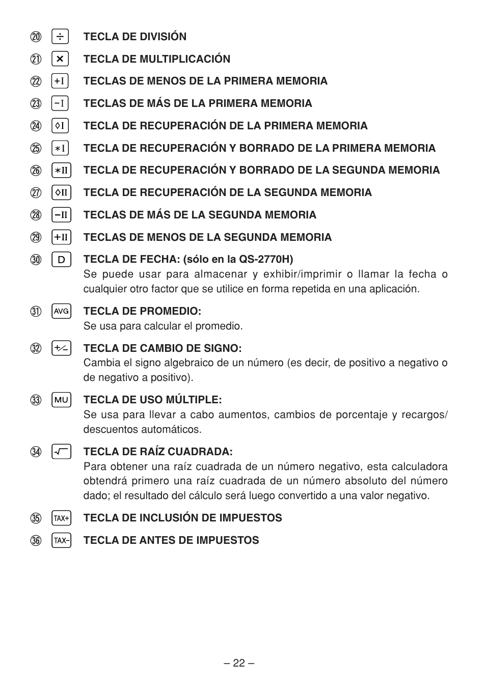 Sharp QS-2770H User Manual | Page 24 / 56