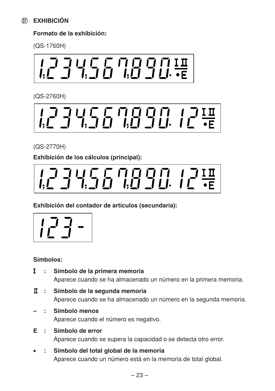 Sharp QS-2770H User Manual | Page 25 / 56