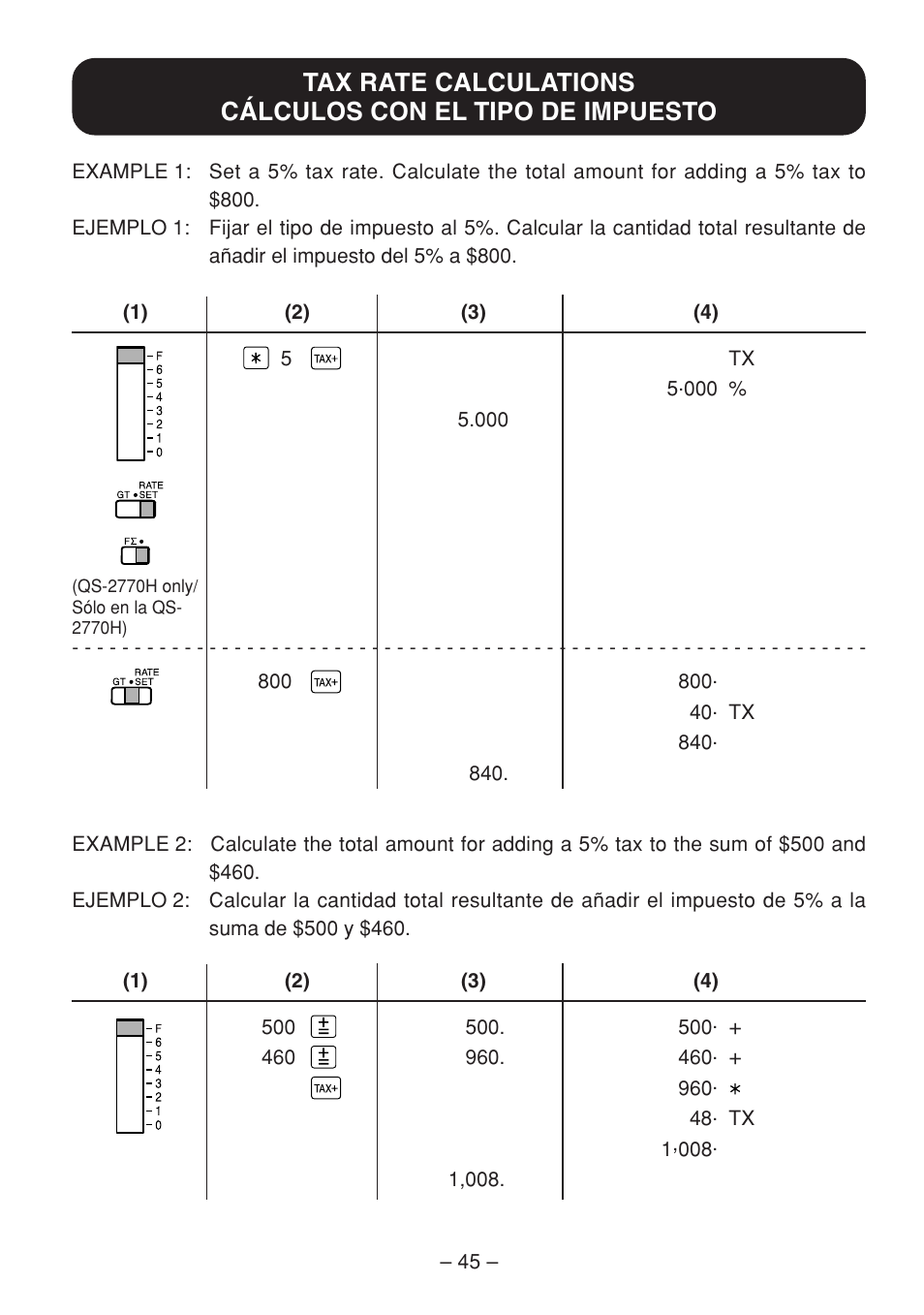 Sharp QS-2770H User Manual | Page 47 / 56