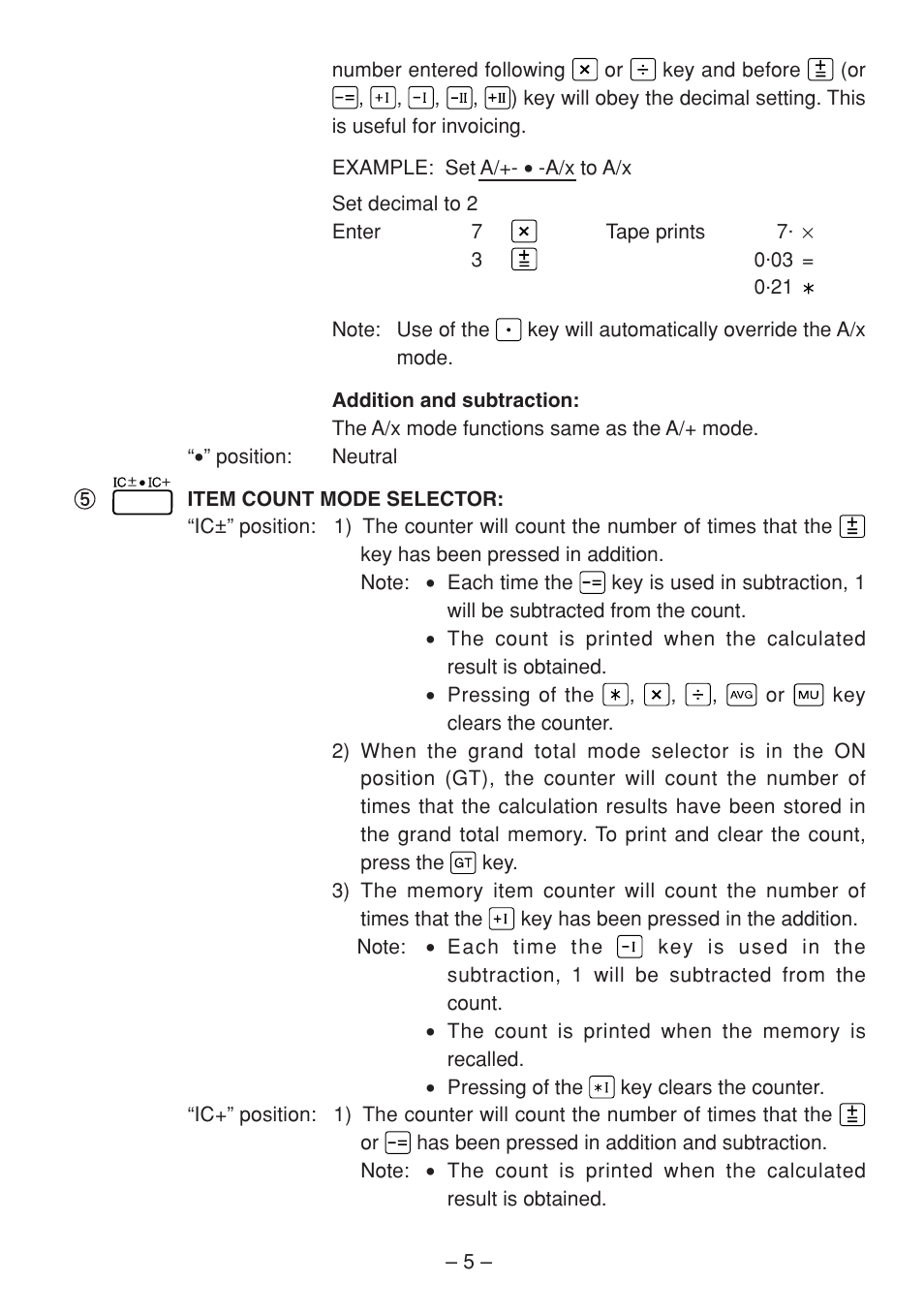 Sharp QS-2770H User Manual | Page 7 / 56