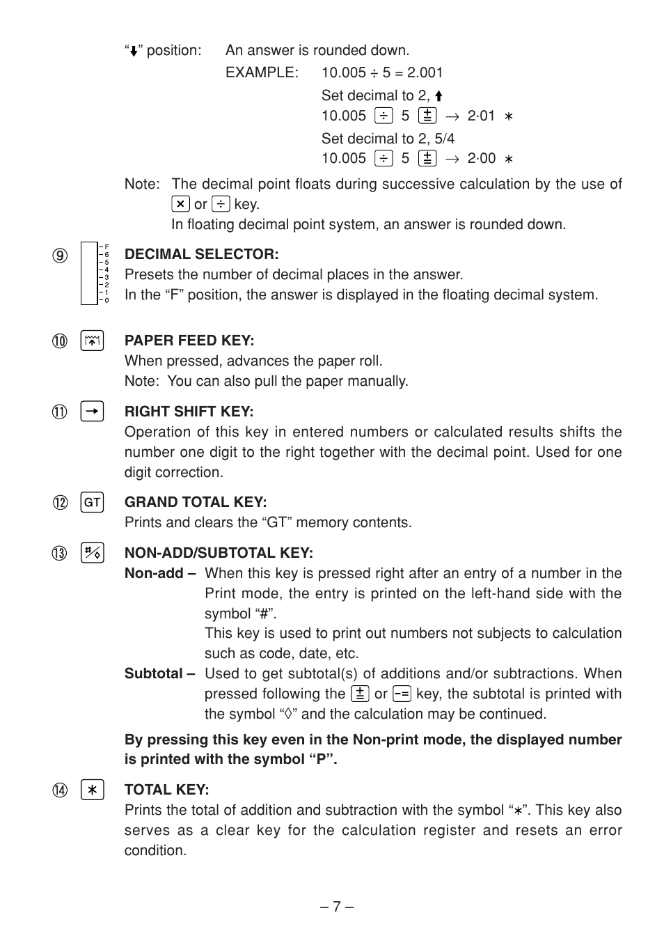 Sharp QS-2770H User Manual | Page 9 / 56