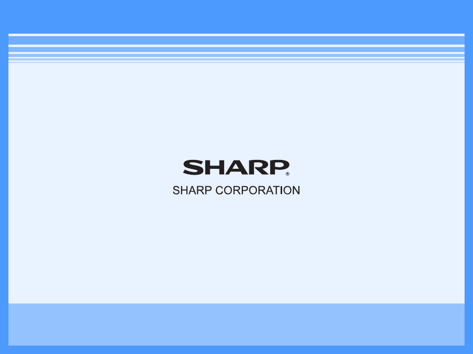 Sharp R-208S User Manual | Page 311 / 311