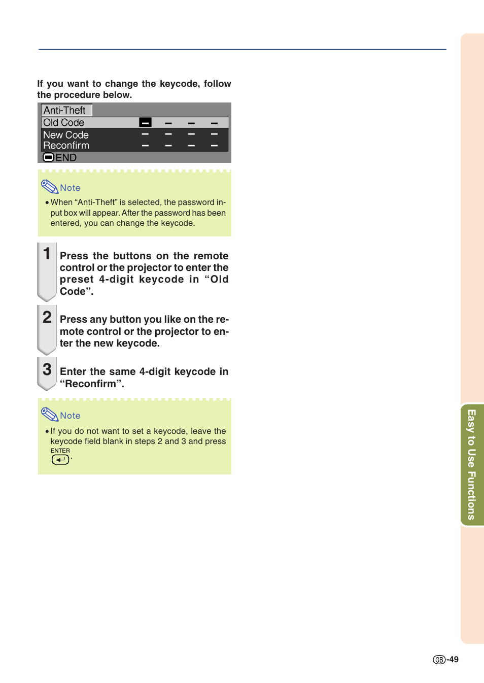 Sharp PG-A10X User Manual | Page 53 / 74