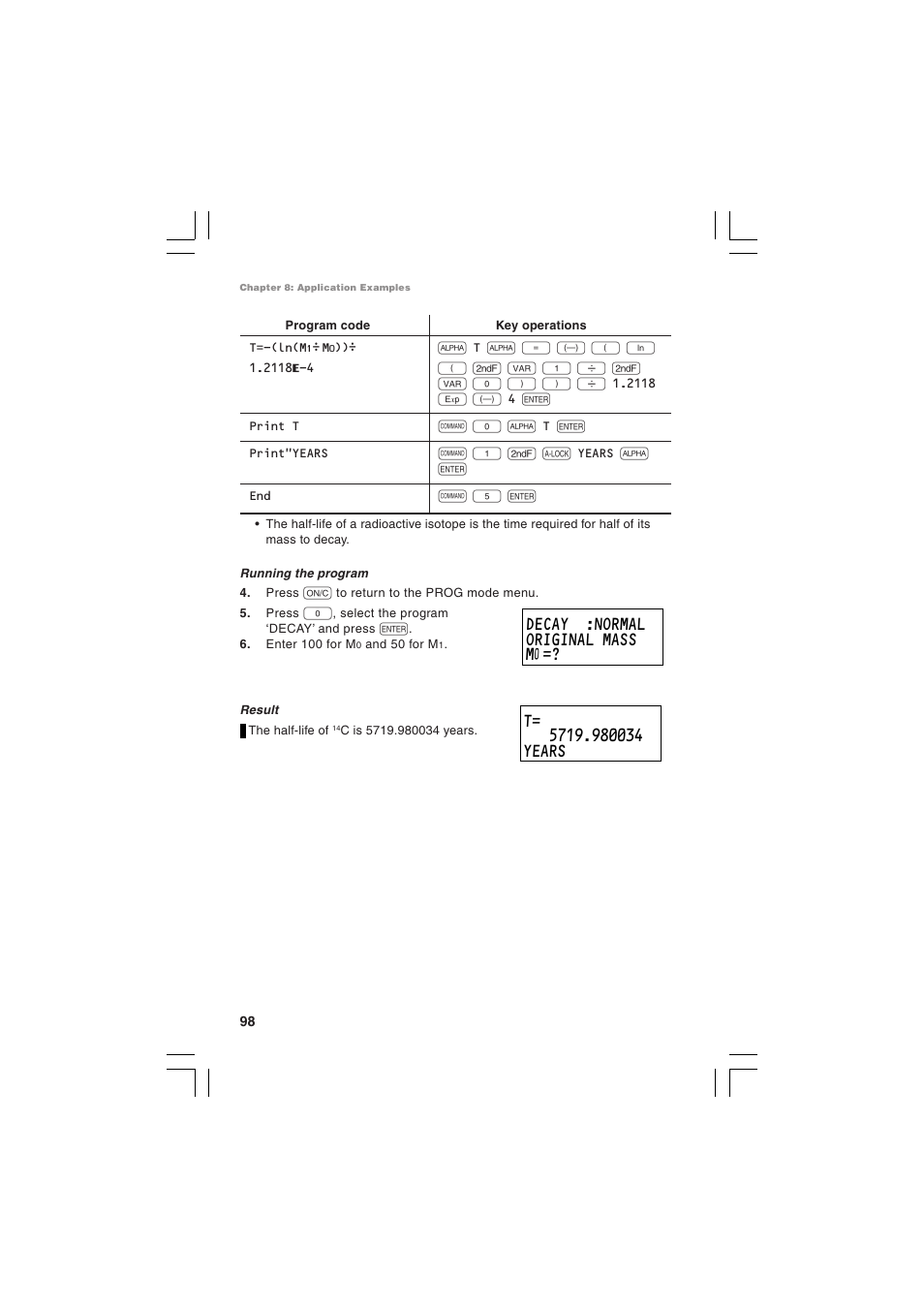 Sharp EL-5230 User Manual | Page 100 / 132