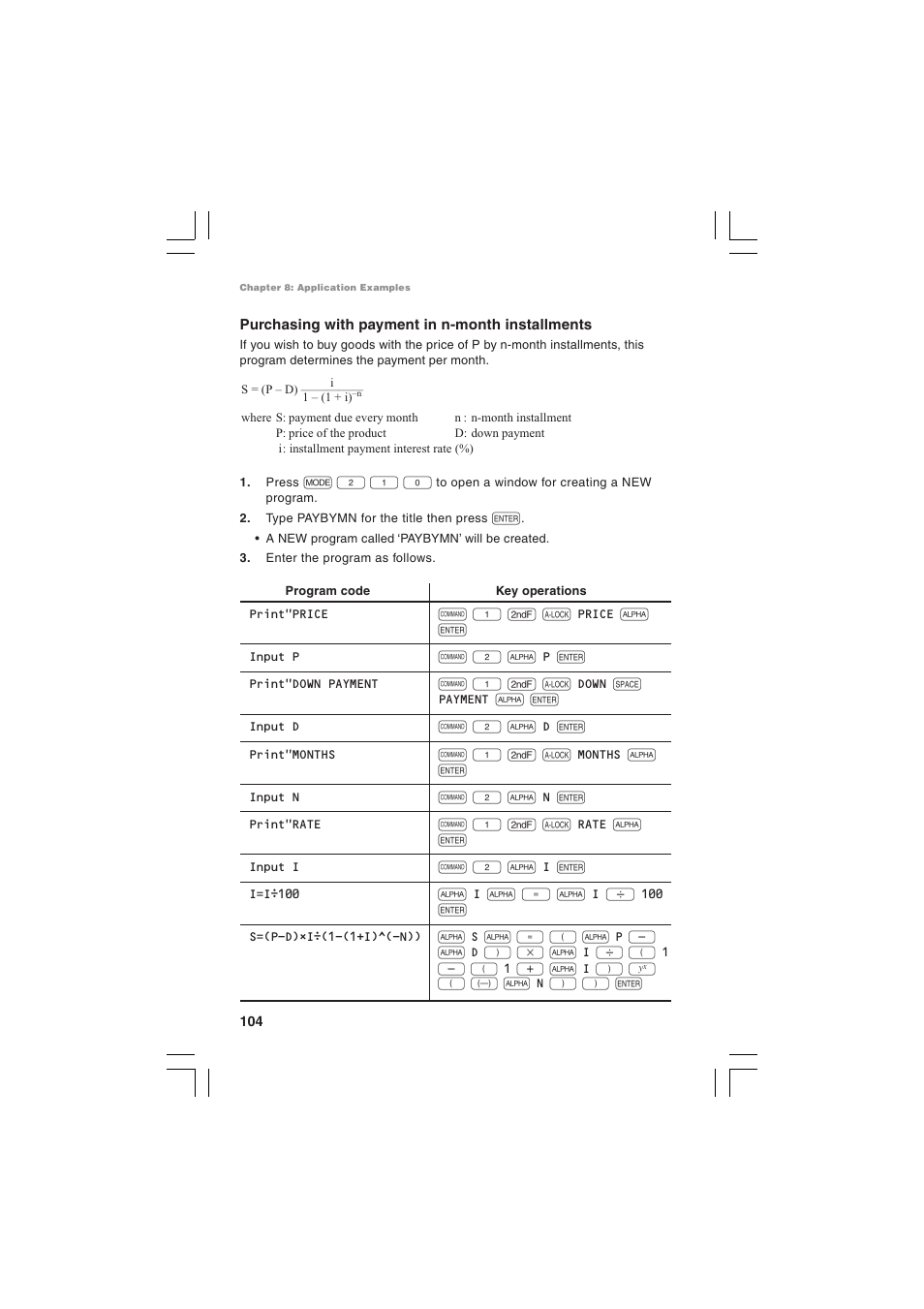 Sharp EL-5230 User Manual | Page 106 / 132