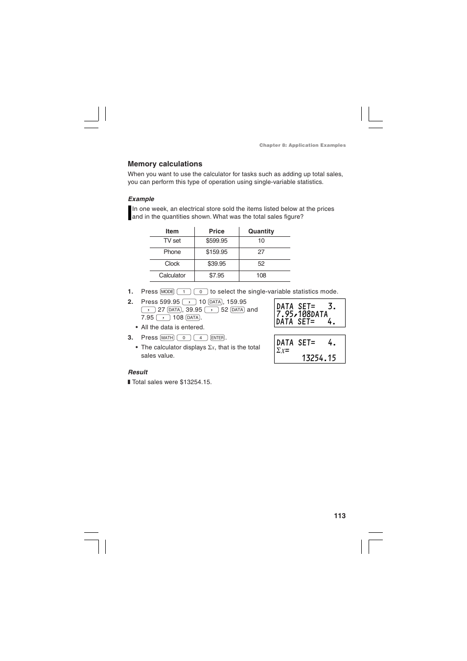 Sharp EL-5230 User Manual | Page 115 / 132