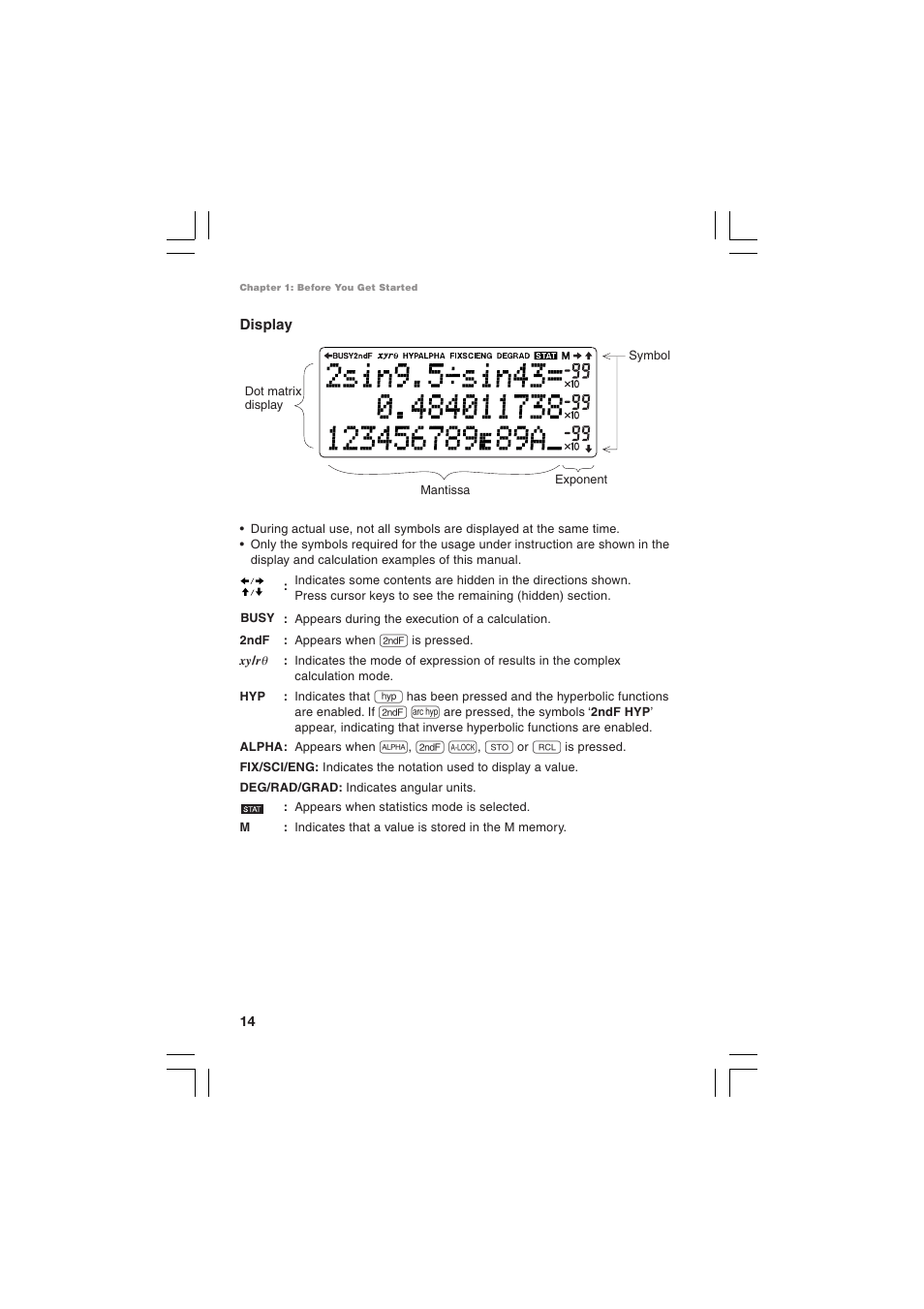 Sharp EL-5230 User Manual | Page 16 / 132