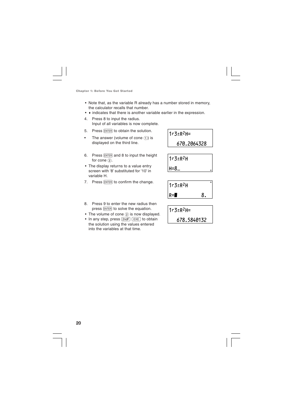 Sharp EL-5230 User Manual | Page 22 / 132