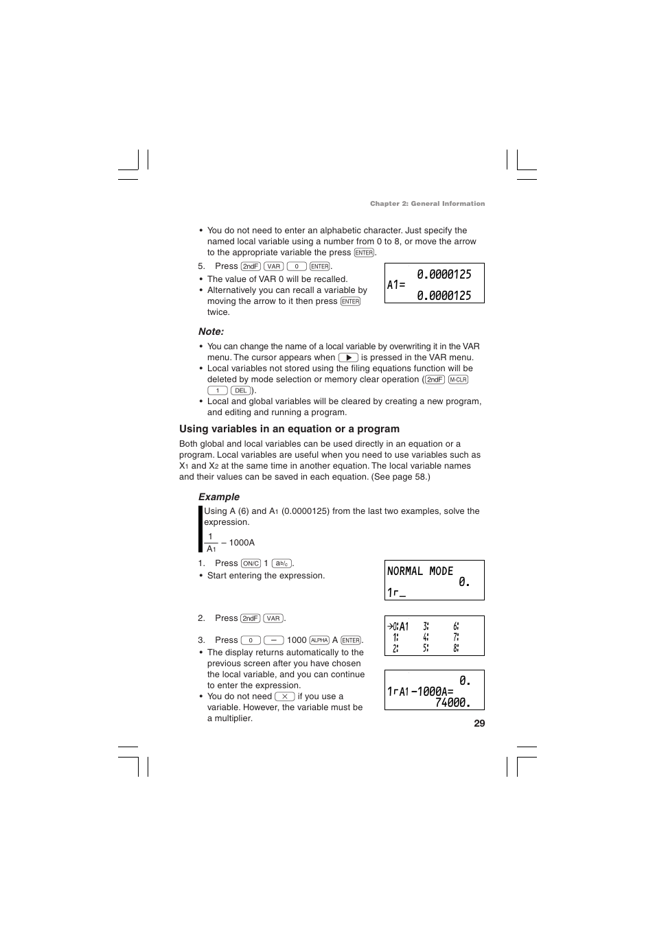 Sharp EL-5230 User Manual | Page 31 / 132