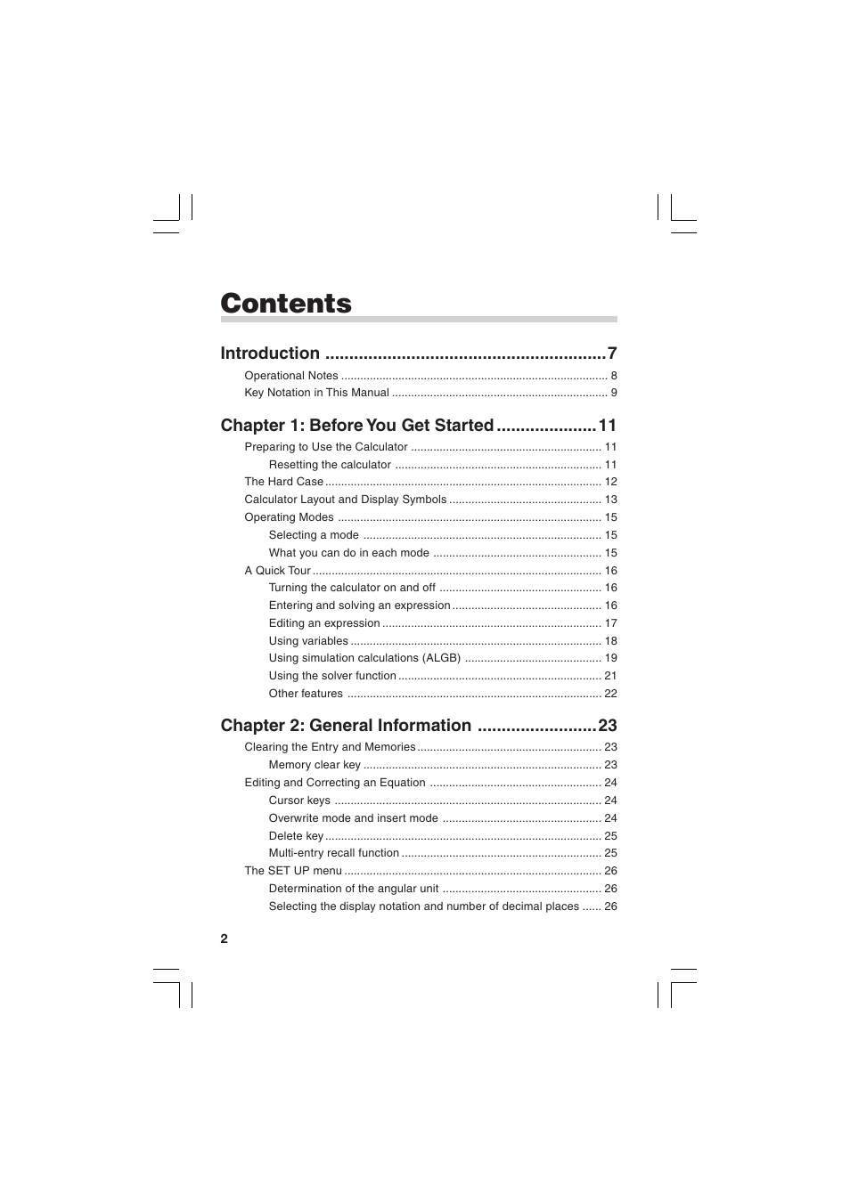 Sharp EL-5230 User Manual | Page 4 / 132