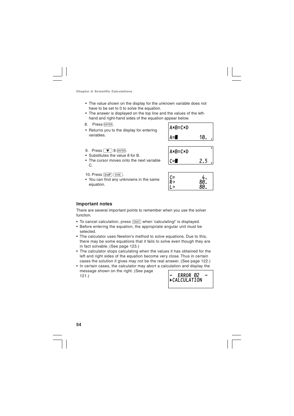 Sharp EL-5230 User Manual | Page 56 / 132