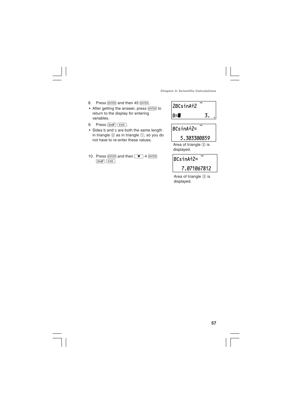 2bcsina©2 b=z 3 | Sharp EL-5230 User Manual | Page 59 / 132