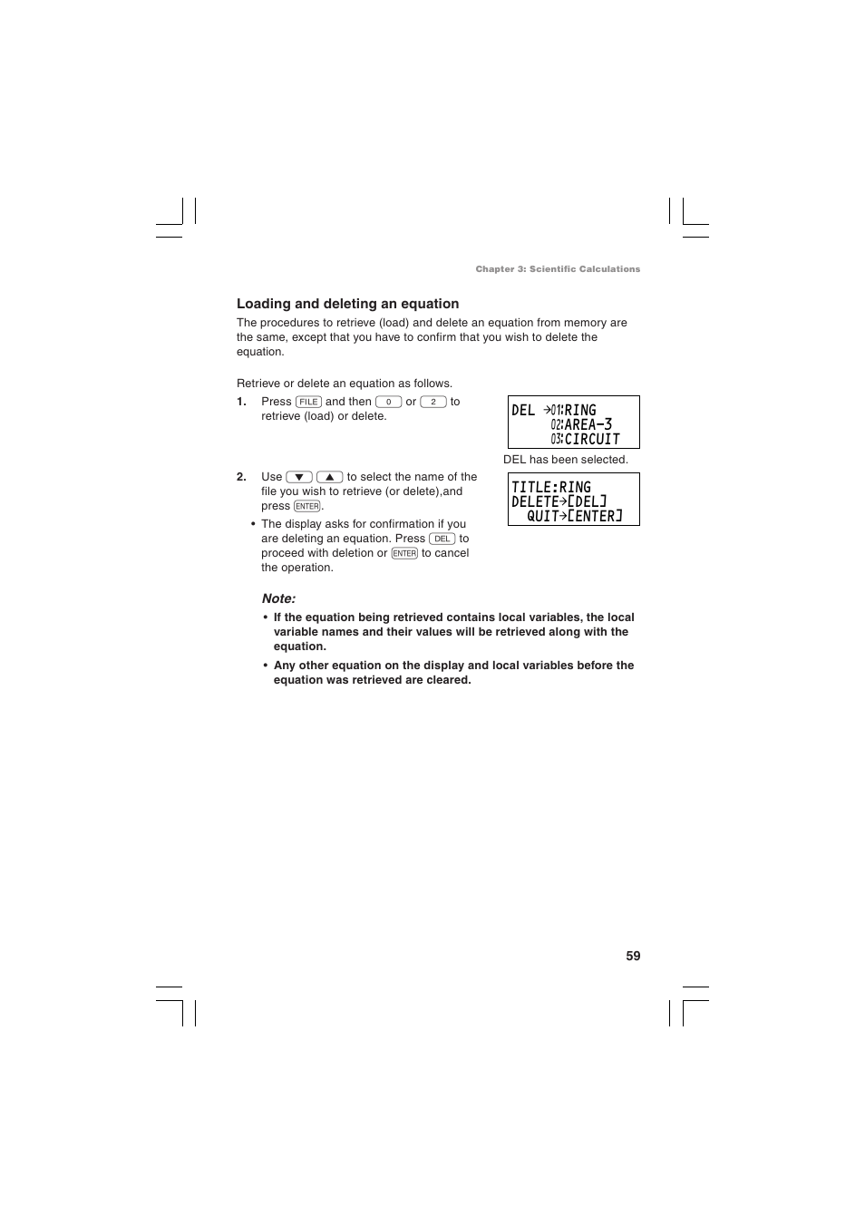 Sharp EL-5230 User Manual | Page 61 / 132