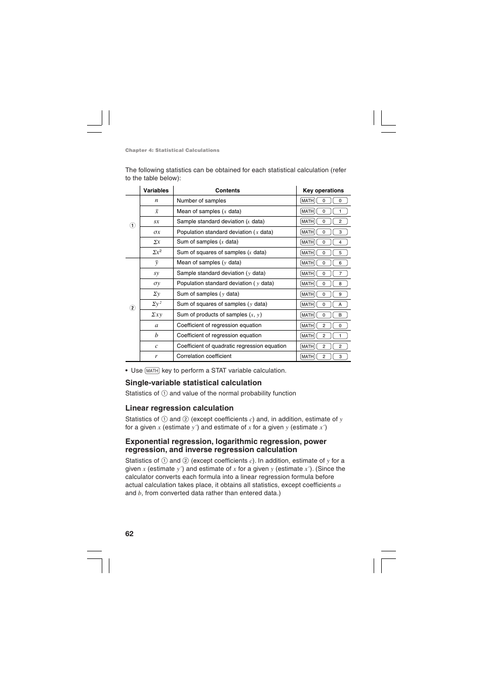 Sharp EL-5230 User Manual | Page 64 / 132