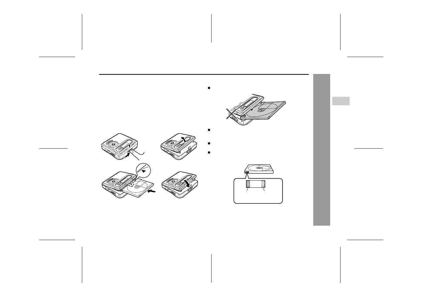 Inserting a minidisc, Pr ep ar ati o n | Sharp IM-DR420H User Manual | Page 13 / 60