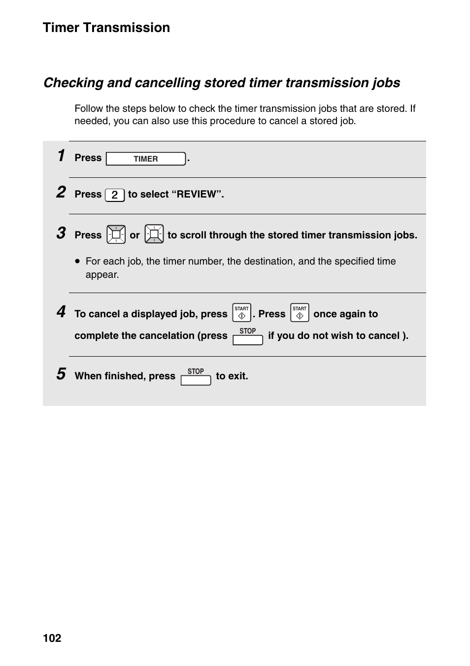 Timer transmission | Sharp FO-IS115N User Manual | Page 107 / 165