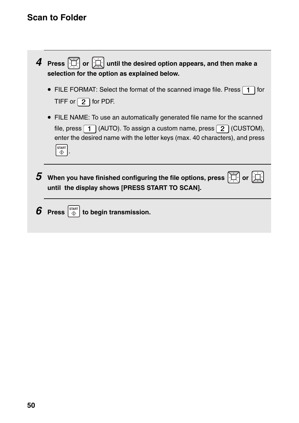 Scan to folder | Sharp FO-IS115N User Manual | Page 55 / 165