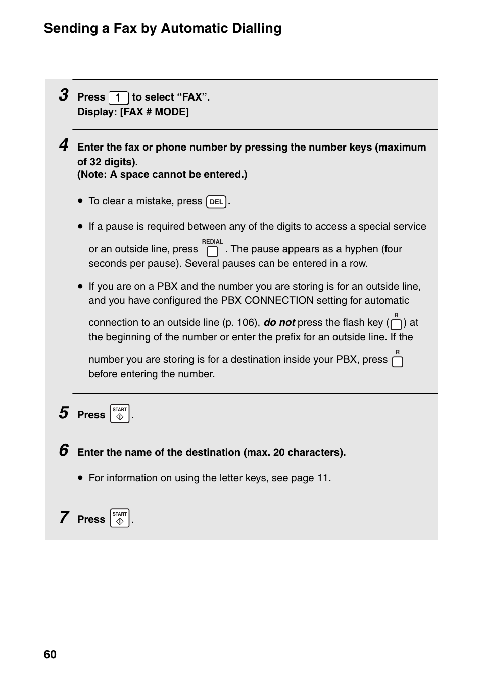 Sending a fax by automatic dialling | Sharp FO-IS115N User Manual | Page 65 / 165