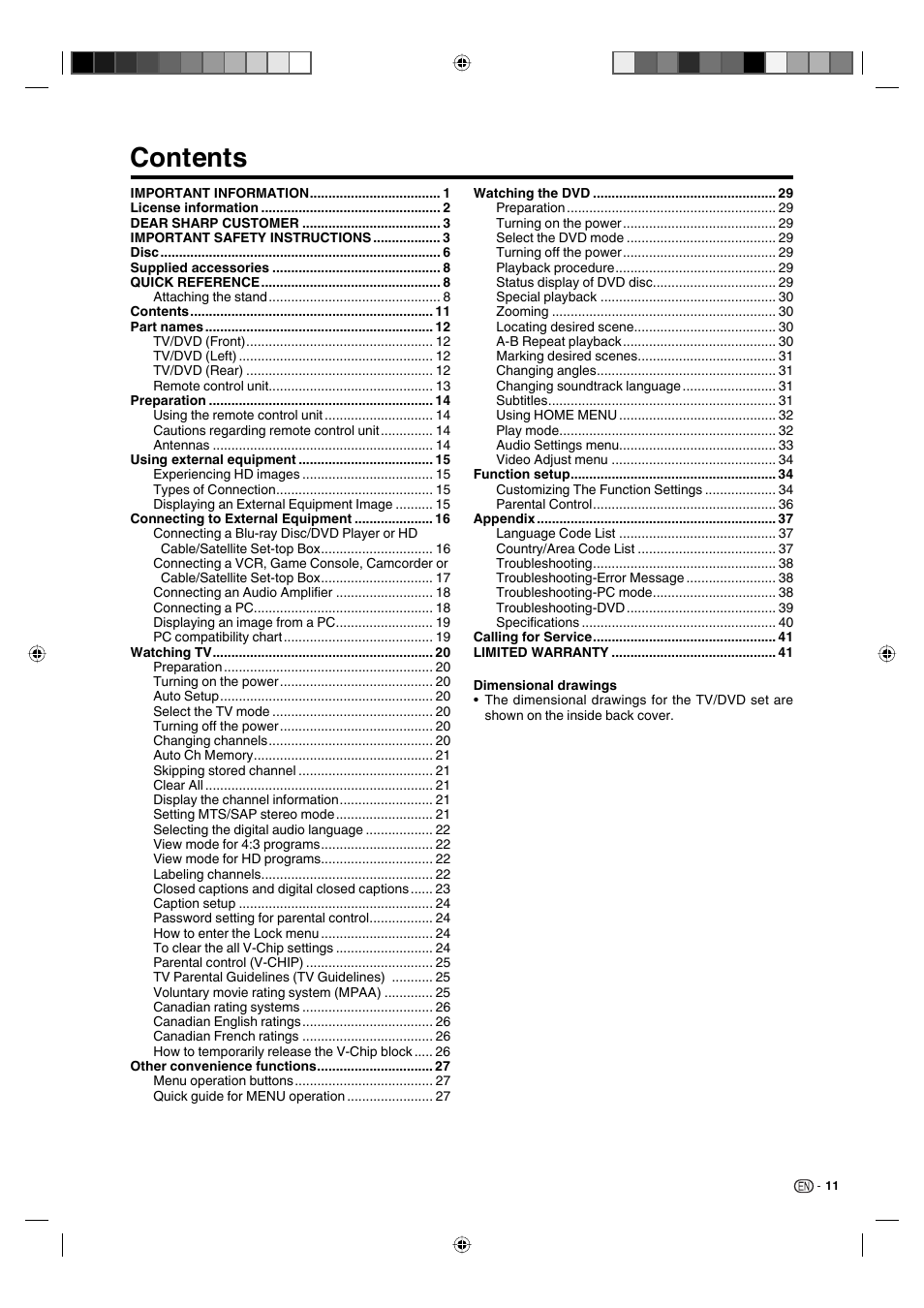 Sharp AQUOS LC-19DV28UT User Manual | Page 13 / 43