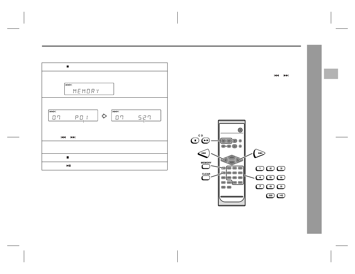 Cd p lay ba ck, Programmed play | Sharp SD-EX220 User Manual | Page 21 / 32