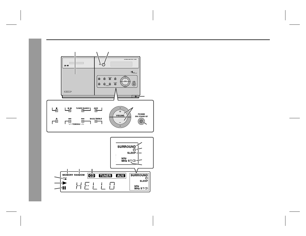 Controls and indicators, Genera l informa tion | Sharp SD-EX220 User Manual | Page 8 / 32