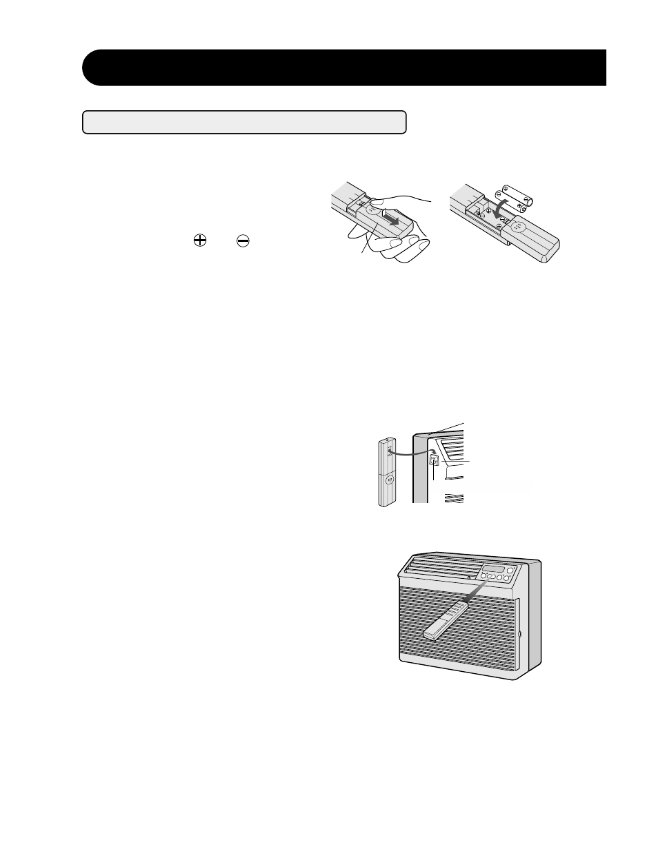 Using the remote control, Attaching the remote control hook, How to use the remote control | Installing batteries | Sharp AF-R55CX User Manual | Page 16 / 20