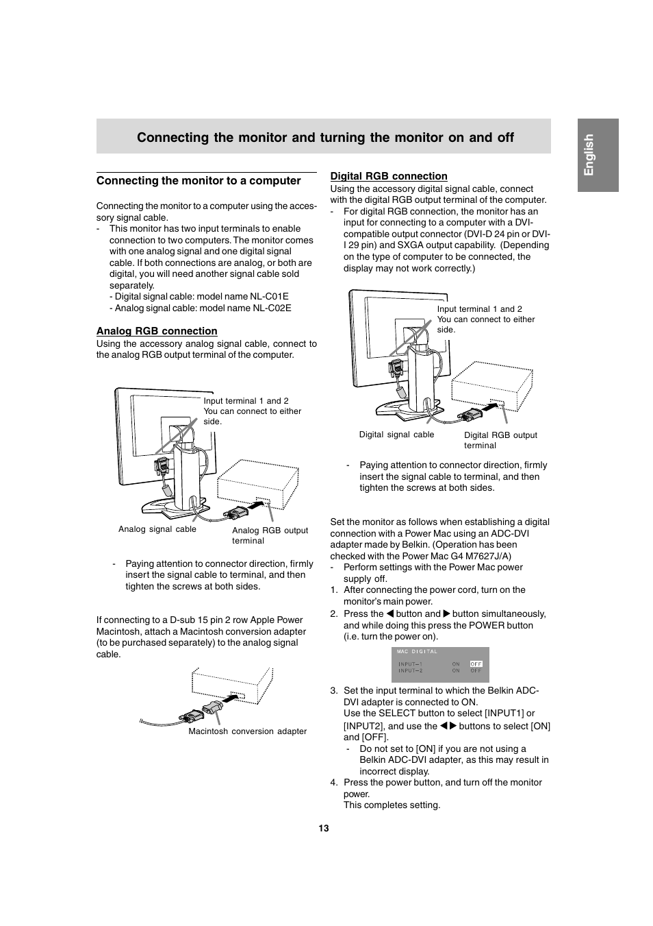 English | Sharp LL-T1820-B User Manual | Page 13 / 164