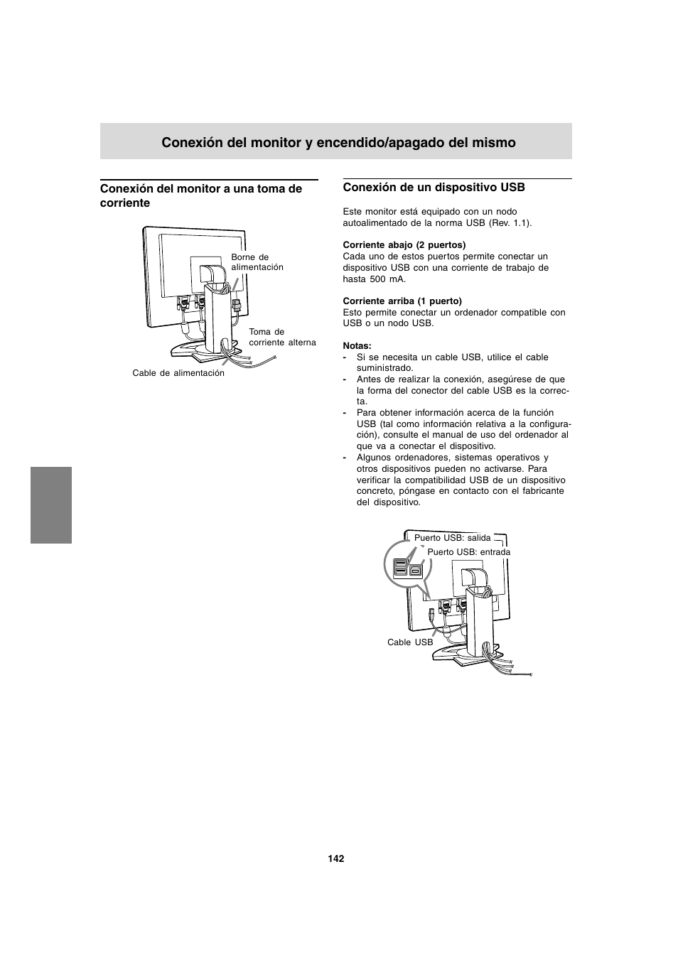 Conexión del monitor y encendido/apagado del mismo | Sharp LL-T1820-B User Manual | Page 142 / 164