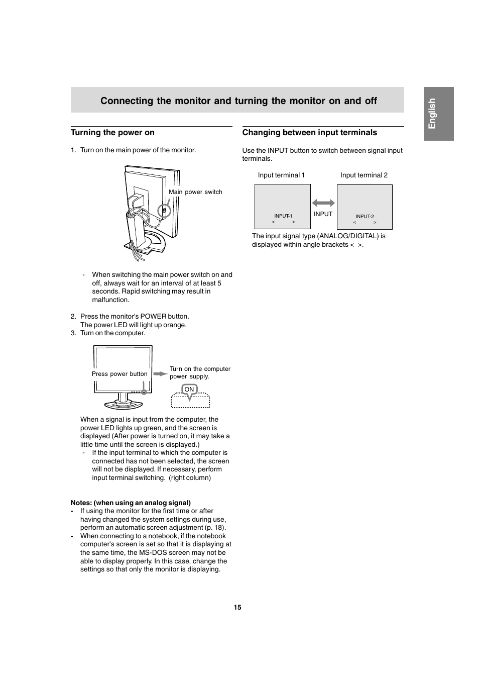 English | Sharp LL-T1820-B User Manual | Page 15 / 164