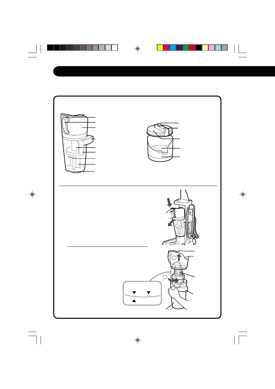 Maintenance instructions, How to remove and replace dirt compartment | Sharp EC-S5170 User Manual | Page 10 / 24