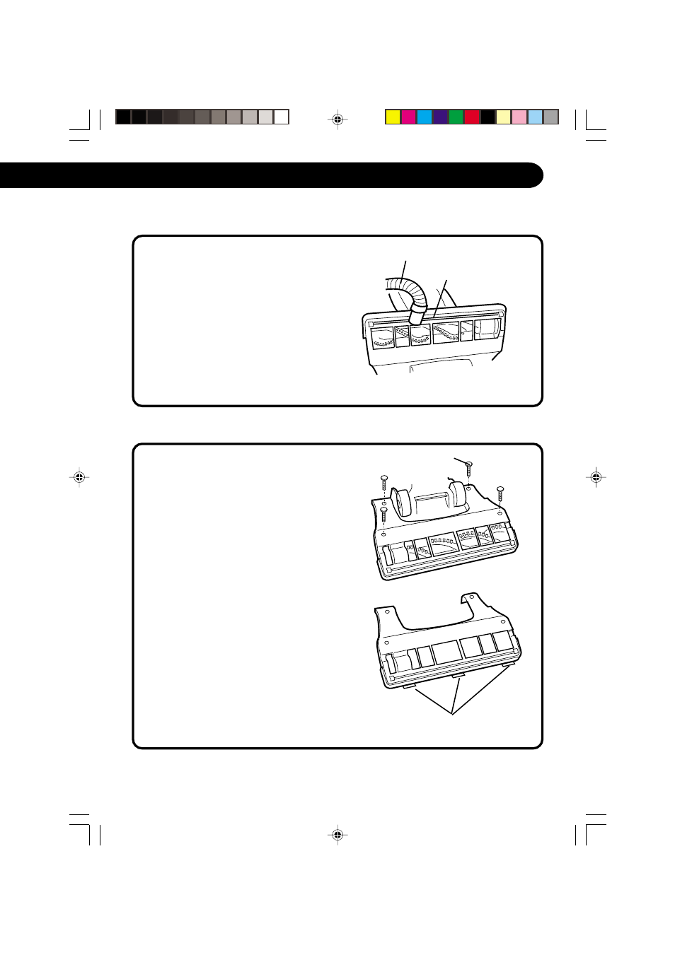 How to remove / and reset the bottom plate | Sharp EC-S5170 User Manual | Page 13 / 24