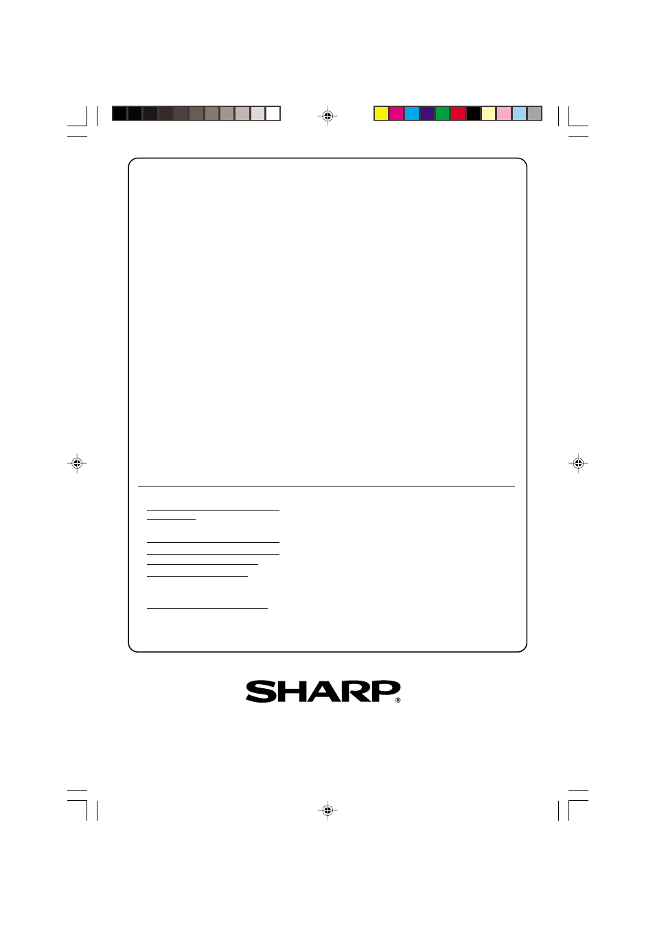 Consumer limited warranty | Sharp EC-S5170 User Manual | Page 20 / 24