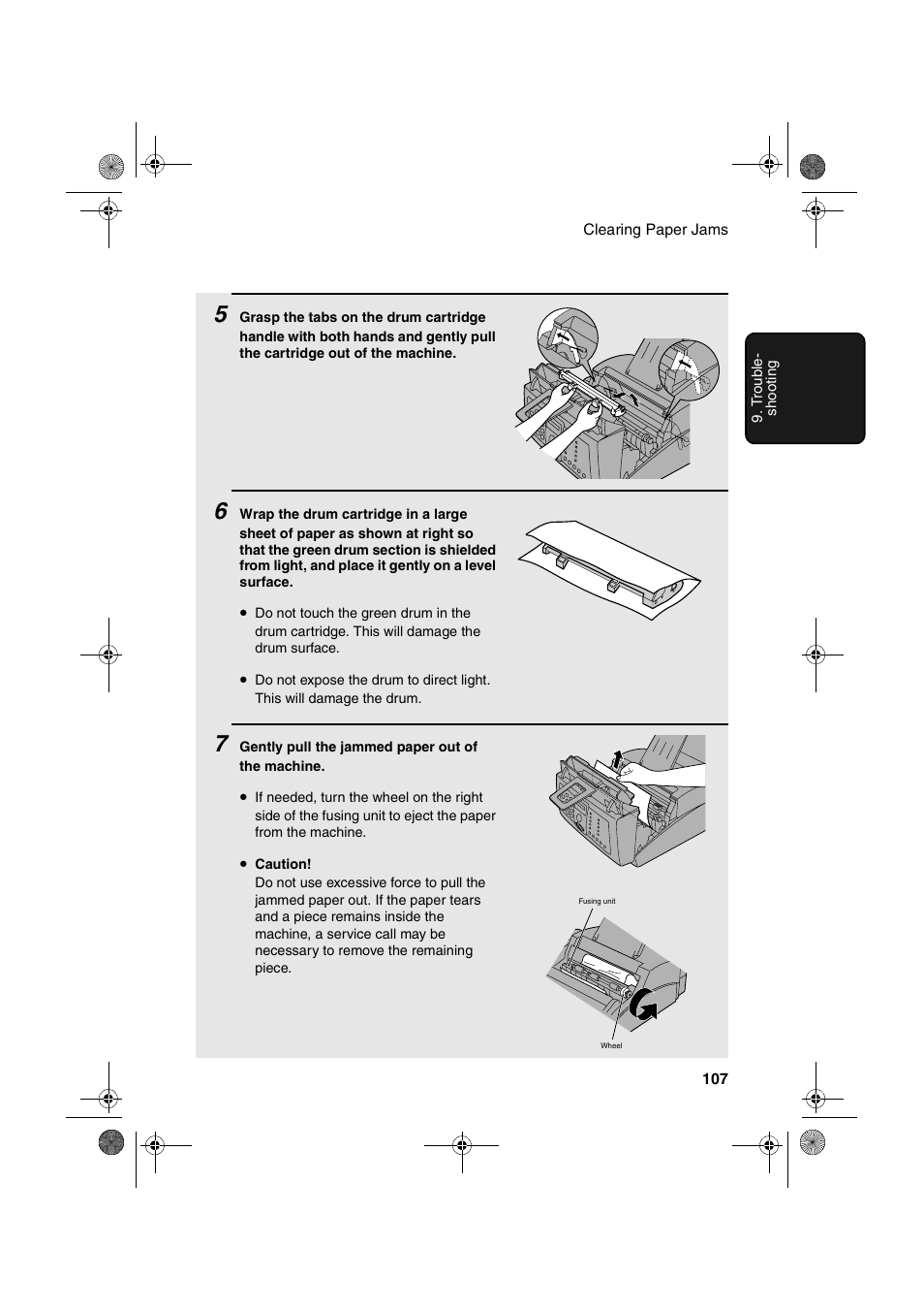 Sharp FO-3150 User Manual | Page 109 / 124