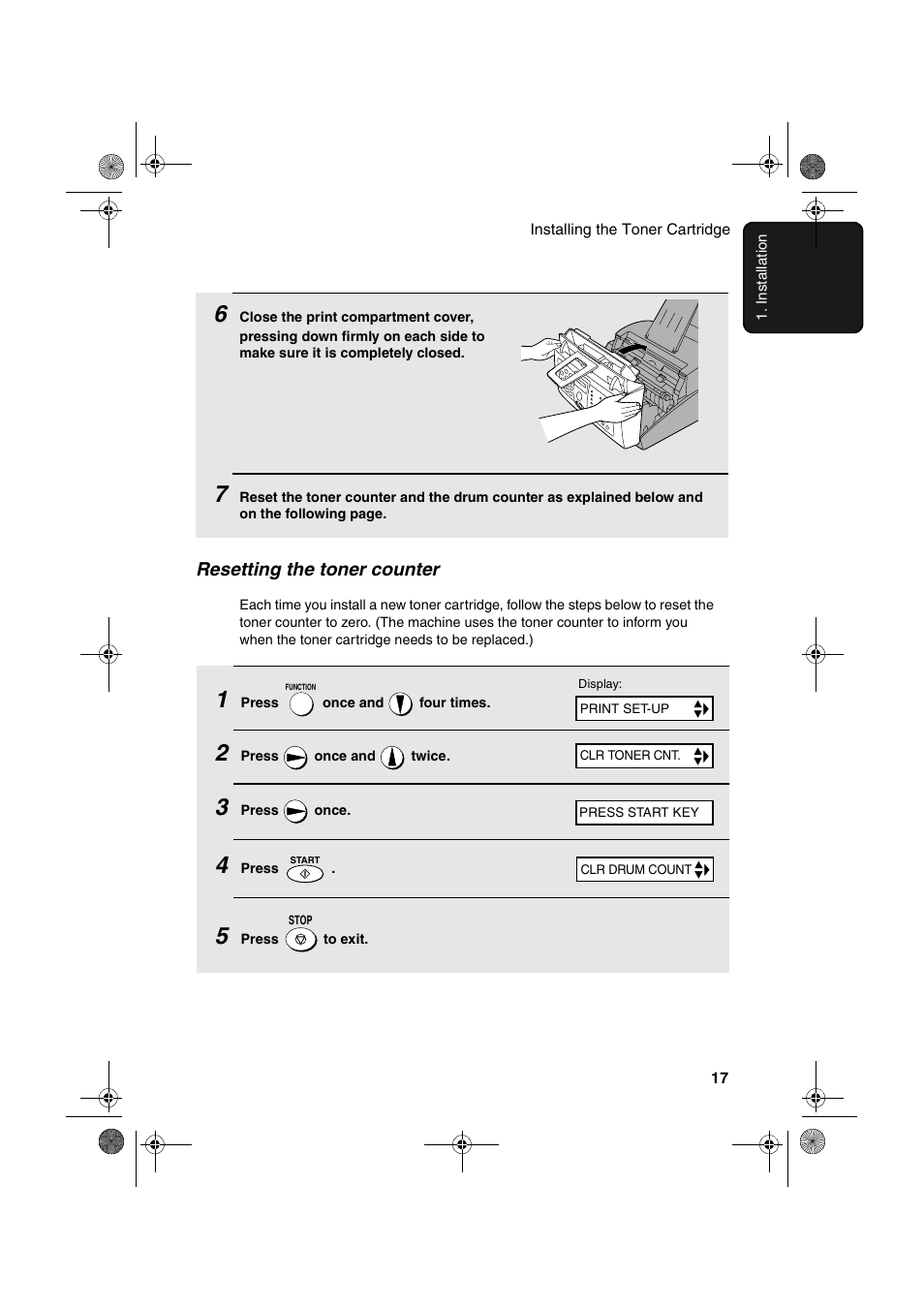 Sharp FO-3150 User Manual | Page 19 / 124