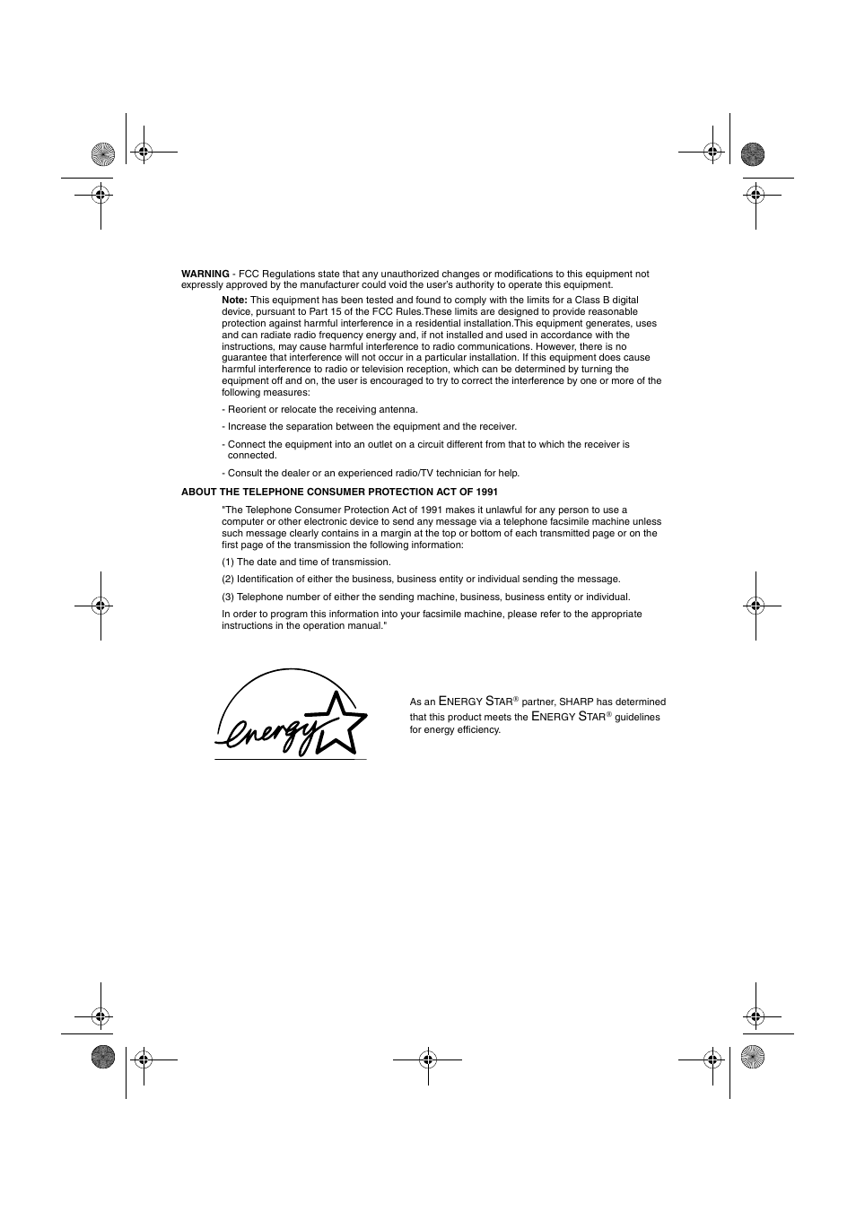 Sharp FO-3150 User Manual | Page 2 / 124