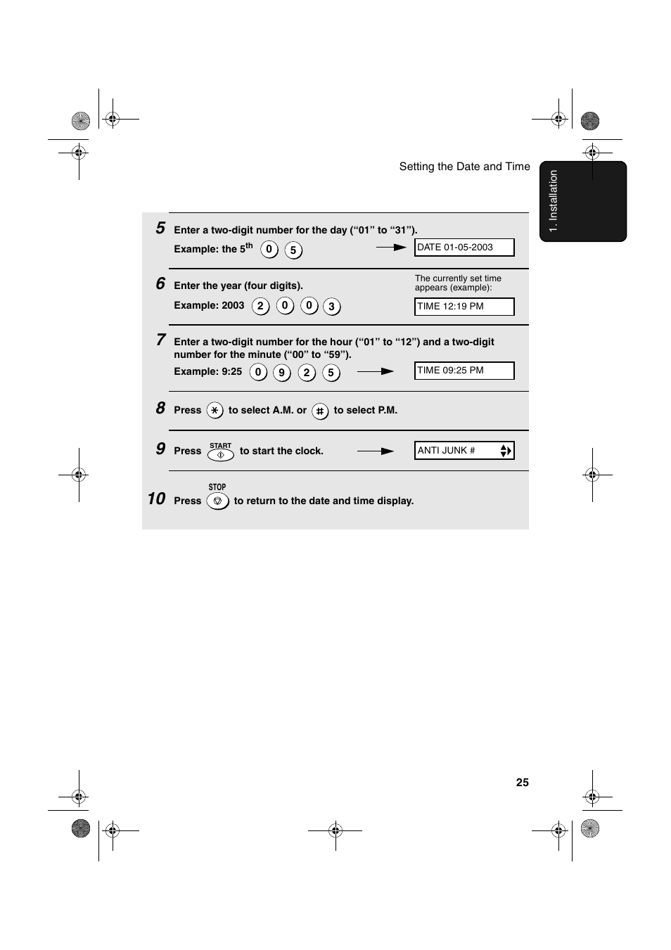 Sharp FO-3150 User Manual | Page 27 / 124