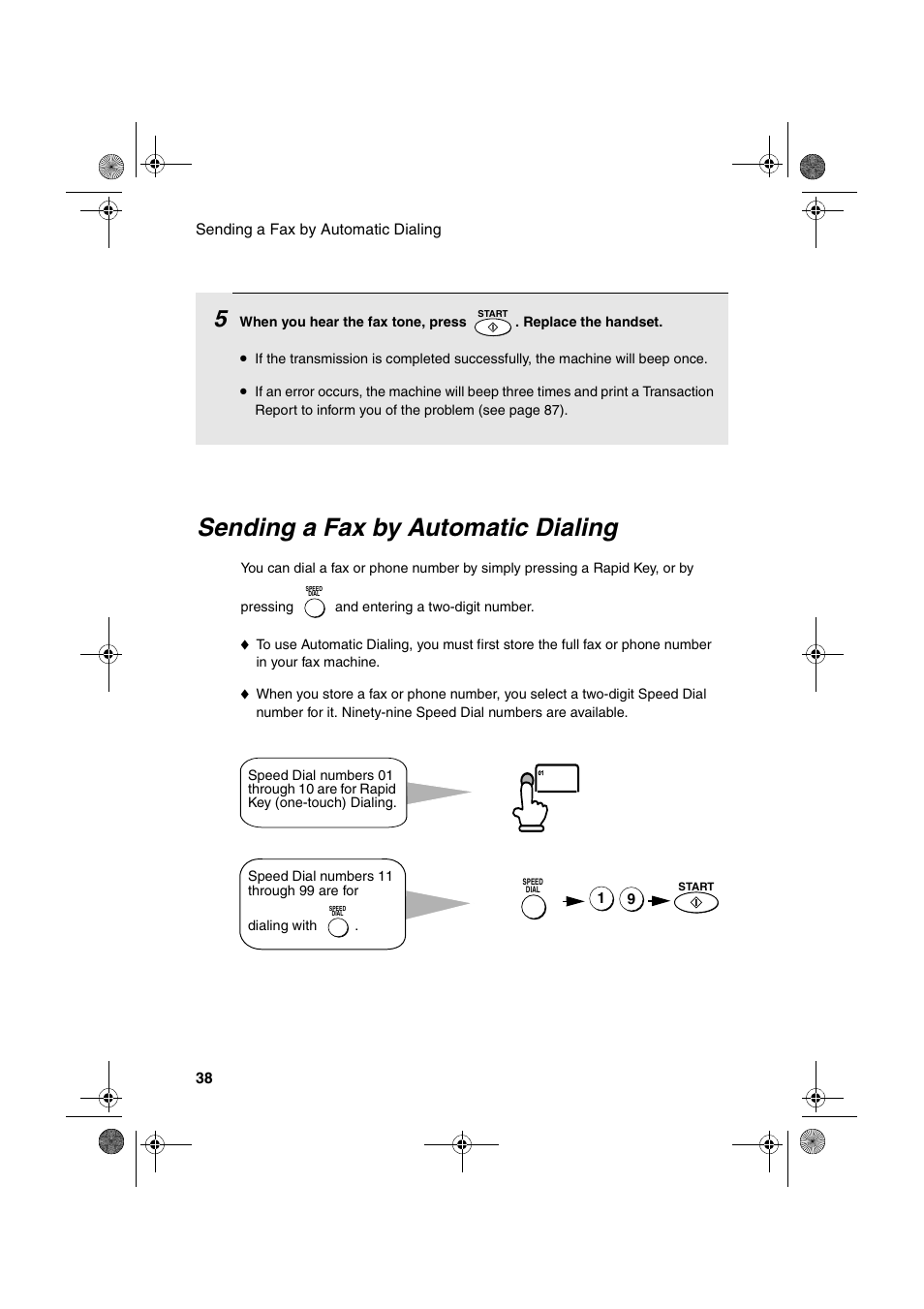 Sending a fax by automatic dialing | Sharp FO-3150 User Manual | Page 40 / 124