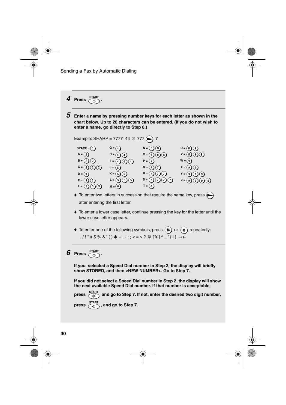 Sharp FO-3150 User Manual | Page 42 / 124