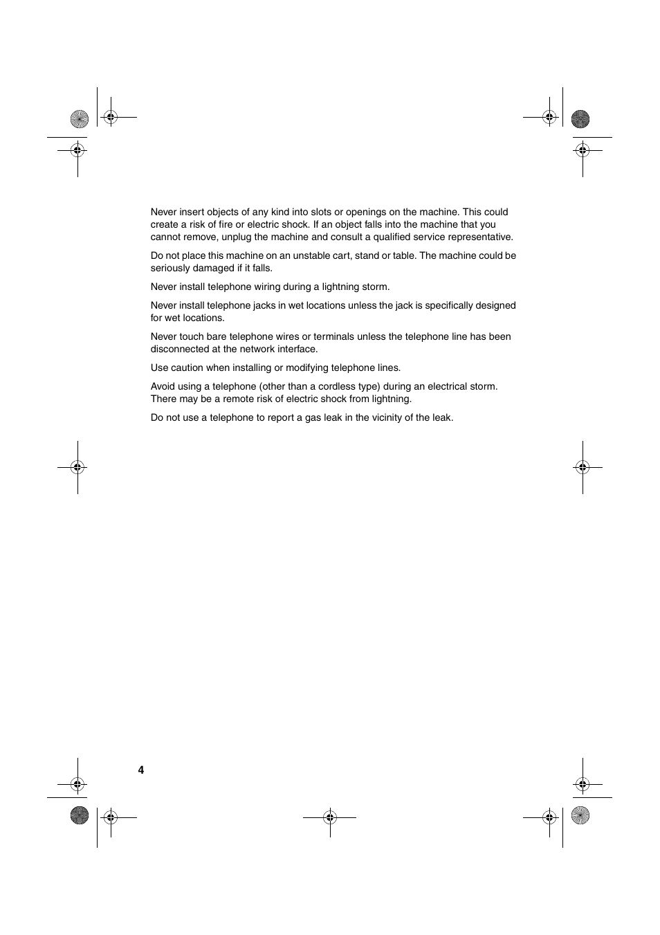 Sharp FO-3150 User Manual | Page 6 / 124