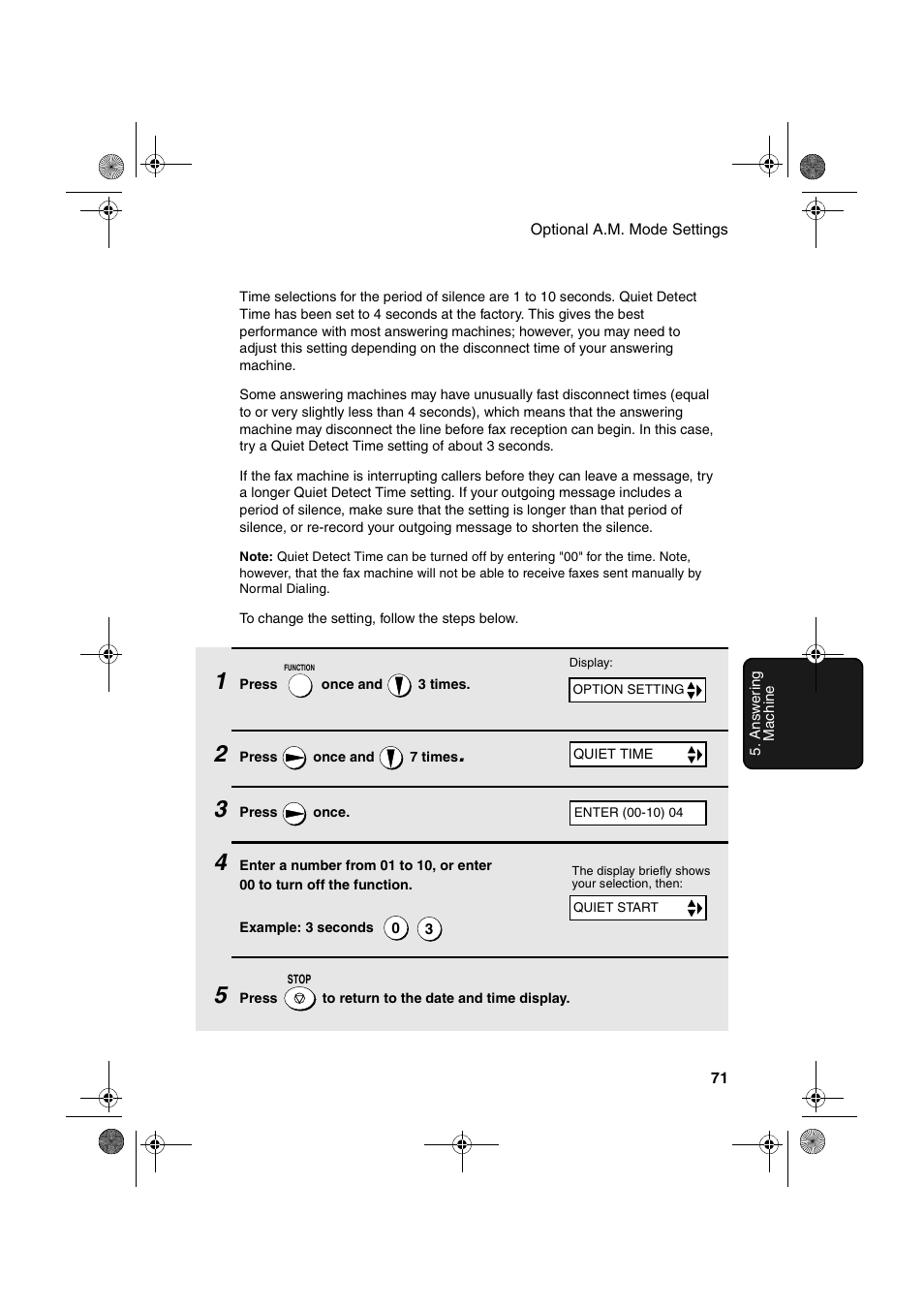 Sharp FO-3150 User Manual | Page 73 / 124