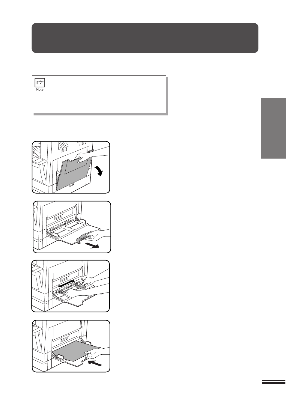 Bypass feed (special paper) | Sharp AR-207 User Manual | Page 27 / 84